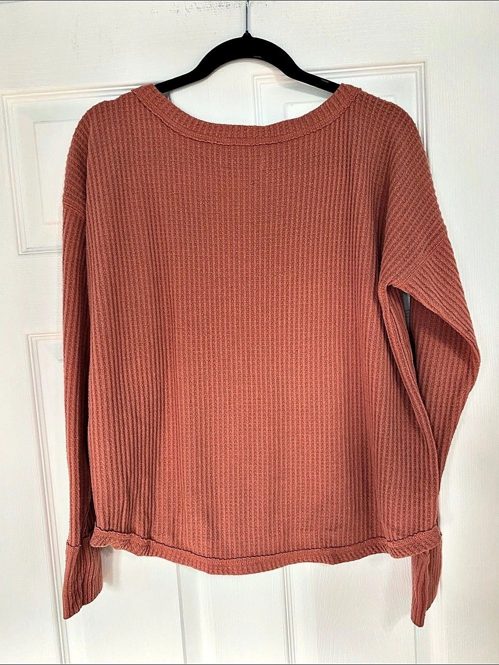Hollister Ribbed V-Neck Sweater in Pink Small great condition - Picture 2 of 5